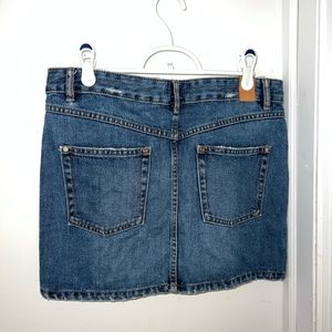 Zara denim mini skirt